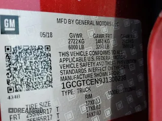 2018 Chevrolet Colorado 4WD LT z VIN 1GCGTCEN9J1300238, wystawiony jako Copart lot #54181835 z przebiegiem 104 619 mil mil oraz Szkoda całkowita • Salvage title. Historia ofert i sprzedaży dostępna na DreamBid. Obrazek 12.