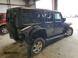 2020 Jeep Wrangler Unlimited Sport S с VIN 1C4HJXDN5LW269143, выставлен на аукционе Copart как лот 51481855 с пробегом Не указан миль и Списание • Salvage title. История ставок и продаж доступна на DreamBid. Изображение 3.