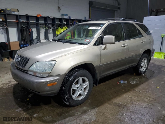 2003 Lexus RX 300 with VIN JTJGF10U330162857, listed as a Copart auction lot 45721675 with 94,050 mi miles and Salvage Title. Bid and sale history available at carsss.com. Image 1.