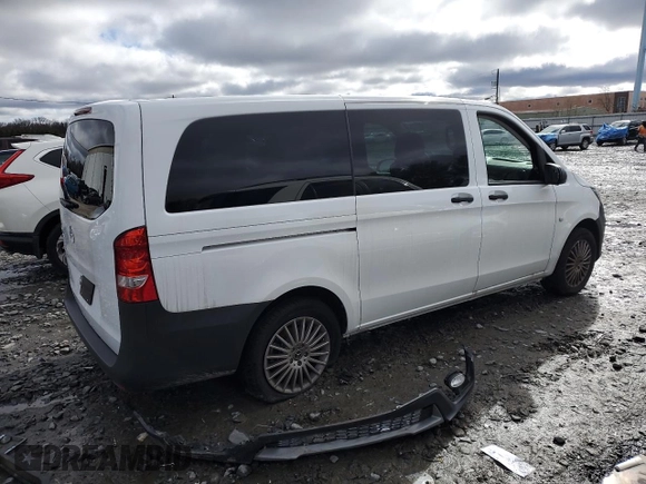 2023 Mercedes-Benz Metris with VIN W1WV0FEY4P4207618, listed as a Copart auction lot 49060834 with Not Provided miles and Salvage Title. Bid and sale history available at DreamBid. Image 3.