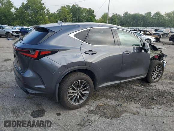 2023 Lexus NX with VIN 2T2AKCEZ1PC012242, listed as a Copart auction lot 69171924 with 15,498 mi miles and Salvage Title. Bid and sale history available at carsss.com. Image 3.