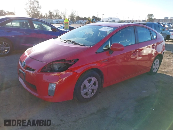 2010 Toyota Prius II with VIN JTDKN3DU8A0122759, listed as a IAAI auction lot 41828520 with 143,658 mi miles. Bid and sale history available at carsss.com. Image 18.