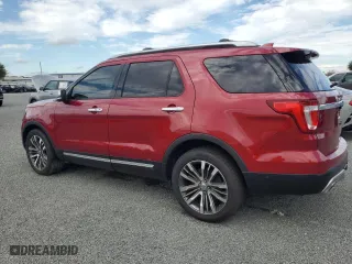 2016 Ford Explorer Platinum with VIN 1FM5K8HT5GGD22093, listed as a Copart auction lot 85421524 with 0 mi miles and Salvage Title. Bid and sale history available at carsss.com. Image 2.