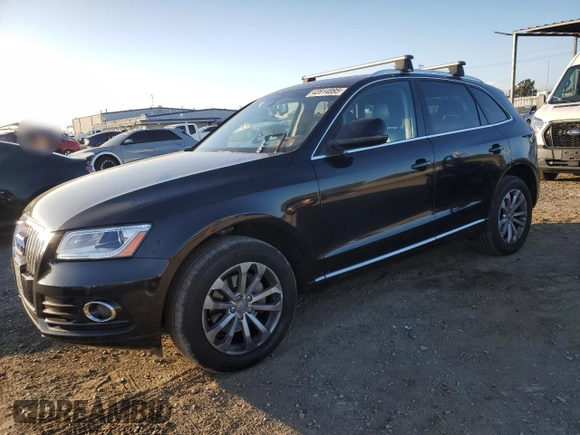 2014 Audi Q5 Premium Plus with VIN WA1LFAFP4EA040132, listed as a Copart auction lot 42814895 with 87,185 mi miles and Salvage Title. Bid and sale history available at carsss.com. Image 1.