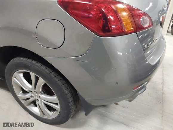 2009 Nissan Murano SL with VIN JN8AZ18W69W206222, listed as a IAAI auction lot 41984462 with 171,217 mi miles. Bid and sale history available at carsss.com. Image 6.