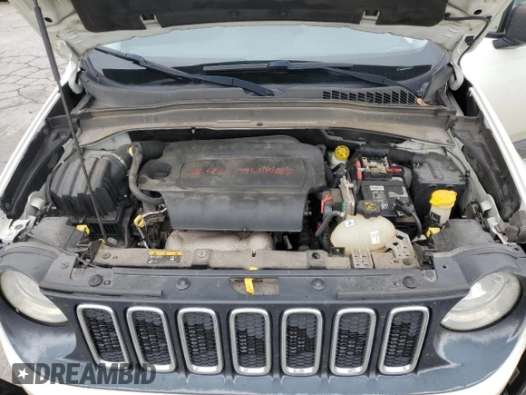 2017 Jeep Renegade Sport with VIN ZACCJBAB0HPF11056, listed as a Copart auction lot 56515405 with 159,547 mi miles and Salvage title. Bid and sale history available at DreamBid. Image 12.