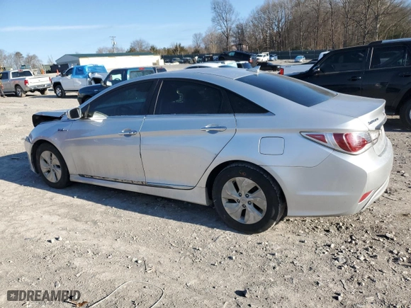 2013 Hyundai Sonata Hybrid with VIN KMHEC4A47DA071858, listed as a Copart auction lot 89343745 with 174,508 mi miles and Clean Title. Bid and sale history available at carsss.com. Image 2.