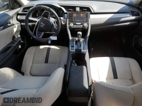 2016 Honda Civic EX with VIN 19XFC2F74GE233267, listed as a Copart auction lot 50123275 with 70,018 mi miles and Salvage Title. Bid and sale history available at DreamBid. Image 8.