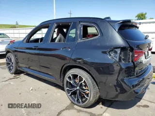2021 BMW X3 M with VIN 5YMTS0C04M9H92362, listed as a Copart auction lot 55952494 with 18,626 mi miles and Salvage Title. Bid and sale history available at carsss.com. Image 2.
