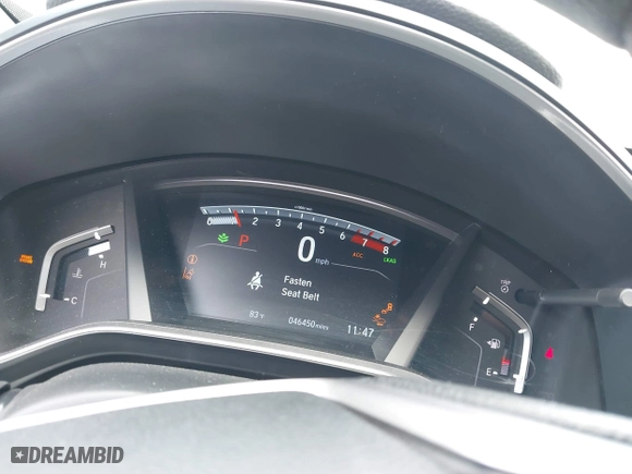 2019 Honda CR-V EX with VIN 2HKRW2H56KH674662, listed as a IAAI auction lot 41905271 with 46,450 mi miles. Bid and sale history available at carsss.com. Image 7.