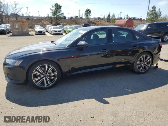 2021 Audi A6 Premium Plus with VIN WAUE8AF2XMN034062, listed as a Copart auction lot 47009385 with 8,674 mi miles and Salvage Title. Bid and sale history available at carsss.com. Image 1.