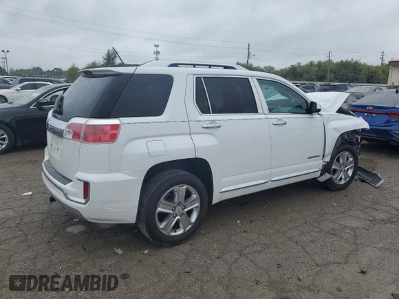 2017 GMC Terrain Denali z VIN 2GKALREK9H6278431, wystawiony jako Copart lot #72259544 z przebiegiem Nie podano mil oraz Szkoda całkowita • Salvage title. Historia ofert i sprzedaży dostępna na DreamBid. Obrazek 3.