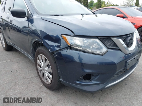2016 Nissan Rogue SV with VIN 5N1AT2MT9GC810274, listed as a IAAI auction lot 41882173 with 179,818 mi miles. Bid and sale history available at carsss.com. Image 6.
