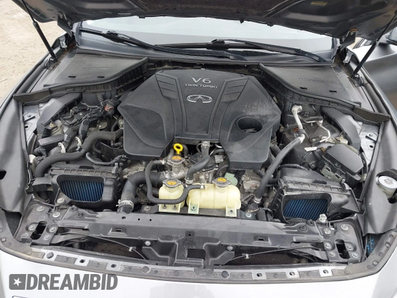 2019 Infiniti Q50 Luxe with VIN JN1EV7AR6KM550265, listed as a IAAI auction lot 42171598 with 56,612 mi miles and . Bid and sale history available at DreamBid. Image 10.