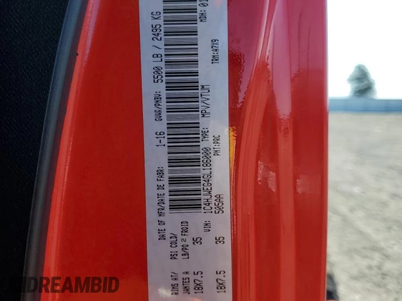 2016 Jeep Wrangler Unlimited Sahara with VIN 1C4HJWEG4GL186000, listed as a Copart auction lot 62554085 with 80,506 mi miles and Salvage title. Bid and sale history available at DreamBid. Image 13.