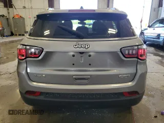 2021 Jeep Compass Altitude with VIN 3C4NJDBB3MT579230, listed as a Copart auction lot 58232705 with 12,355 mi miles and Salvage title. Bid and sale history available at DreamBid. Image 6.