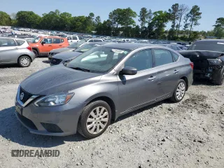 2017 Nissan Sentra S with VIN 3N1AB7AP7HY211137, listed as a Copart auction lot 53164565 with 105,388 mi miles and Salvage title. Bid and sale history available at DreamBid. Image 1.