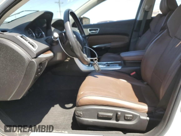 2018 Acura TLX Advance with VIN 19UUB2F72JA008609, listed as a Copart auction lot 50388435 with 113,389 mi miles and Salvage Title. Bid and sale history available at DreamBid. Image 7.