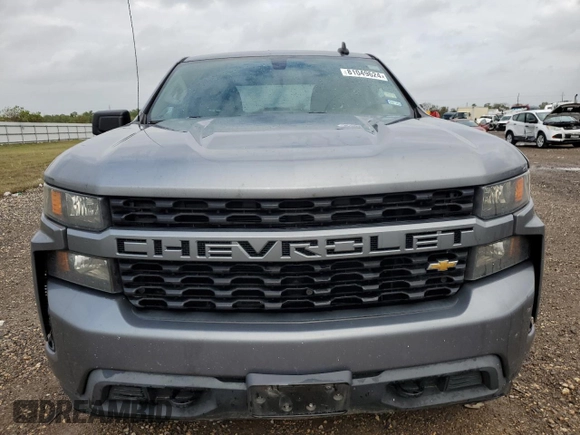 2020 Chevrolet Silverado 1500 Custom with VIN 1GCRWBEF3LZ191136, listed as a Copart auction lot 81049624 with 77,711 mi miles and Salvage Title. Bid and sale history available at carsss.com. Image 5.
