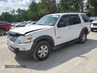 2007 Ford Explorer XLT with VIN 1FMEU63E07UA82430, listed as a Copart auction lot 54301185 with 189,085 mi miles and Salvage Title. Bid and sale history available at carsss.com. Image 1.