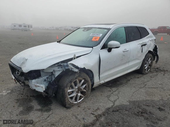 2021 Volvo XC60 Momentum with VIN YV4102RK2M1676242, listed as a Copart auction lot 88803965 with NaN miles and Salvage Title. Bid and sale history available at carsss.com. Image 1.
