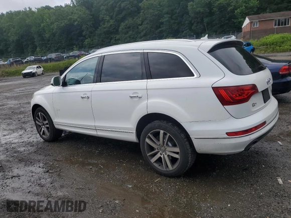 2012 Audi Q7 Prestige with VIN WA1VMAFE7CD003360, listed as a Copart auction lot 61462085 with 151,523 mi miles and Salvage title. Bid and sale history available at DreamBid. Image 2.