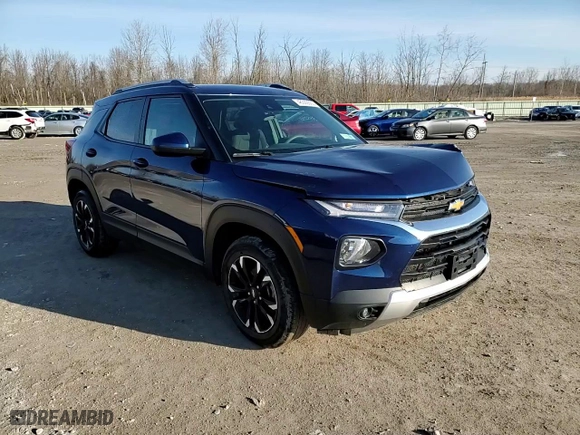 2022 Chevrolet TrailBlazer LT with VIN KL79MPSL7NB020671, listed as a Copart auction lot 48392505 with 22,674 mi miles and Salvage Title. Bid and sale history available at carsss.com. Image 14.