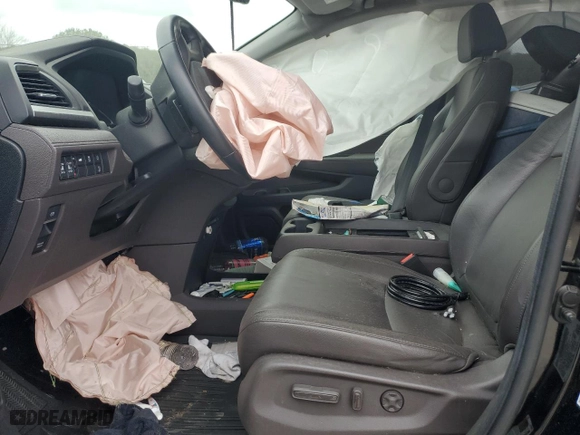 2019 Honda Odyssey EX-L with VIN 5FNRL6H78KB117655, listed as a Copart auction lot 80201454 with 0 mi miles and Salvage Title. Bid and sale history available at carsss.com. Image 7.