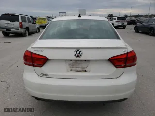 2014 Volkswagen Passat SE with VIN 1VWBP7A3XEC009507, listed as a Copart auction lot 84670454 with 0 mi miles and Salvage Title. Bid and sale history available at carsss.com. Image 6.