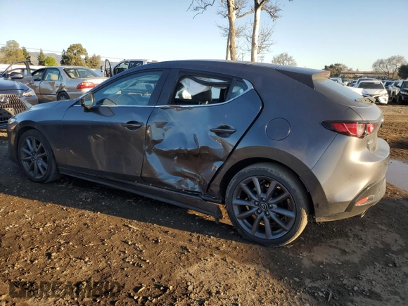 2020 Mazda Mazda3 Hatchback with VIN JM1BPALM8L1176320, listed as a Copart auction lot 44390345 with 100,070 mi miles and Salvage Title. Bid and sale history available at carsss.com. Image 2.