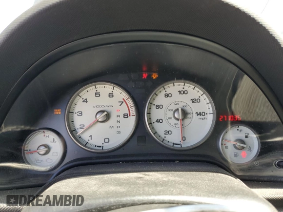 2005 Acura RSX with VIN JH4DC548X5S013340, listed as a Copart auction lot 61772525 with 271,035 mi miles and Salvage title. Bid and sale history available at DreamBid. Image 9.