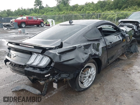 2022 Ford Mustang EcoBoost with VIN 1FA6P8TH2N5113664, listed as a IAAI auction lot 42314252 with 55,130 mi miles and . Bid and sale history available at DreamBid. Image 4.
