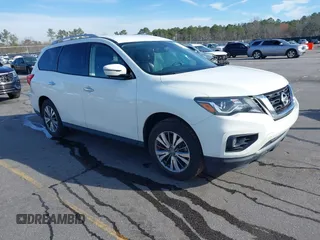 2018 Nissan Pathfinder S z VIN 5N1DR2MN9JC623167, wystawiony jako IAAI lot #41606513 z przebiegiem 127 582 mil mil oraz . Historia ofert i sprzedaży dostępna na DreamBid. Obrazek 1.