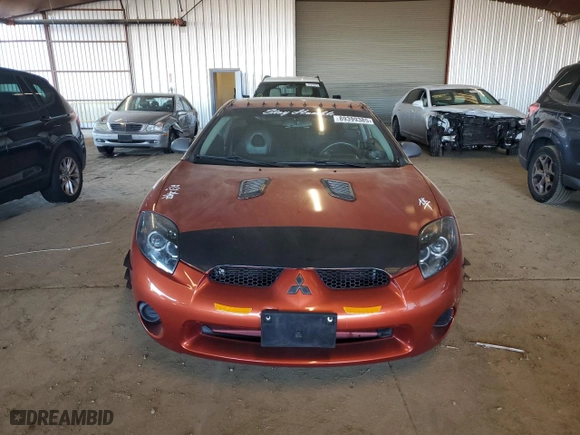 2007 Mitsubishi Eclipse SE with VIN 4A3AK64F47E065718, listed as a Copart auction lot 89399385 with 160,475 mi miles and Salvage Title. Bid and sale history available at carsss.com. Image 5.
