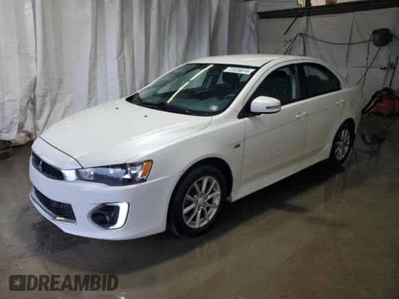 2016 Mitsubishi Lancer ES with VIN JA32U2FU7GU010044, listed as a Copart auction lot 72526614 with 96,462 mi miles and Salvage Title. Bid and sale history available at carsss.com. Image 1.