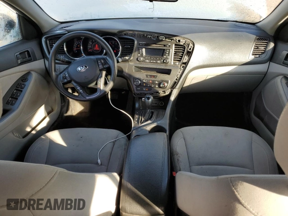 2013 Kia Optima LX z VIN 5XXGM4A76DG164752, wystawiony jako Copart lot #42209365 z przebiegiem 218 024 mil mil oraz Szkoda całkowita • Salvage title. Historia ofert i sprzedaży dostępna na DreamBid. Obrazek 8.