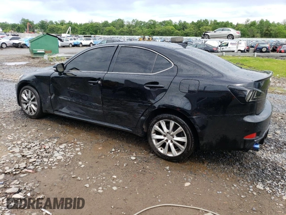 2011 Lexus IS 350 with VIN JTHCE5C21B5000344, listed as a Copart auction lot 55415854 with 138,750 mi miles and Salvage title. Bid and sale history available at DreamBid. Image 2.