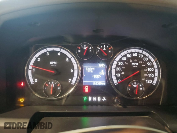 2012 Ram 1500 ST with VIN 1C6RD7FT1CS260574, listed as a Copart auction lot 55311215 with 152,399 mi miles and Clean title. Bid and sale history available at DreamBid. Image 9.