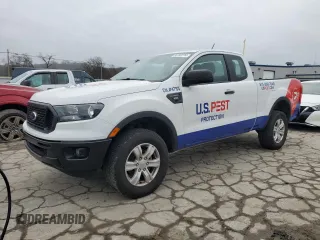 2021 Ford Ranger XL with VIN 1FTER1EH4MLD20801, listed as a Copart auction lot 86703174 with 76,259 mi miles and Salvage title. Bid and sale history available at DreamBid. Image 1.