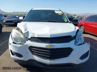 2017 Chevrolet Equinox LS with VIN 2GNFLEEK5H6134988, listed as a IAAI auction lot 41998031 with 57,167 mi miles. Bid and sale history available at carsss.com. Image 6.