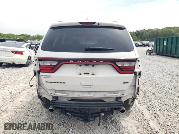 2017 Dodge Durango GT with VIN 1C4RDHDG9HC629008, listed as a Copart auction lot 52347305 with 138,752 mi miles and Salvage Title. Bid and sale history available at DreamBid. Image 6.