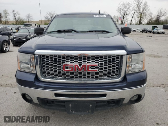 2012 GMC Sierra 1500 SLE with VIN 3GTP2VE70CG257543, listed as a Copart auction lot 51499435 with 195,636 mi miles and Salvage title. Bid and sale history available at DreamBid. Image 5.