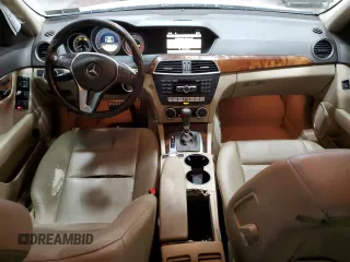 2012 Mercedes-Benz C 300 Sport with VIN WDDGF8BB1CR230744, listed as a Copart auction lot 80452834 with 143,320 mi miles and Salvage Title. Bid and sale history available at DreamBid. Image 8.