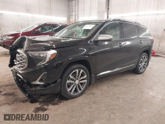 2020 GMC Terrain Denali with VIN 3GKALXEX5LL343098, listed as a IAAI auction lot 41213484 with 51,346 mi miles and . Bid and sale history available at DreamBid. Image 18.