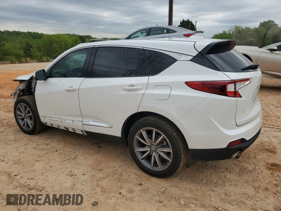 2021 Acura RDX w/Technology Package with VIN 5J8TC1H5XML010969, listed as a Copart auction lot 52365395 with 73,735 mi miles and Salvage Title. Bid and sale history available at carsss.com. Image 2.