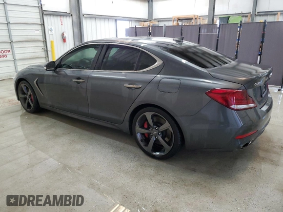 2019 Genesis G70 Advanced with VIN KMTG34LE9KU021057, listed as a Copart auction lot 52218325 with 55,991 mi miles and Clean Title. Bid and sale history available at DreamBid. Image 2.