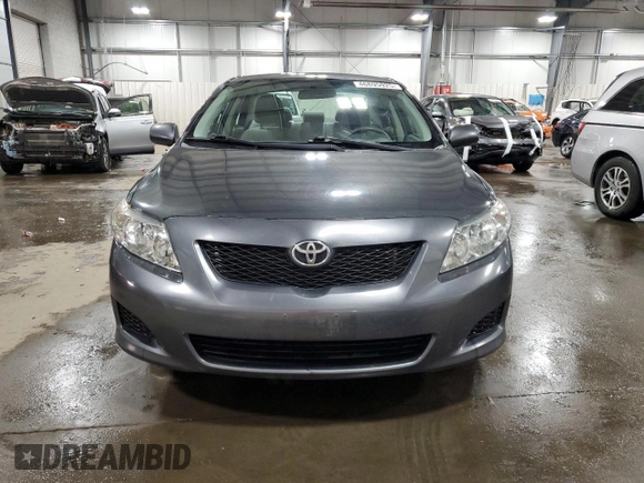 2009 Toyota Corolla with VIN 1NXBU40E49Z019376, listed as a Copart auction lot 46895925 with 91,989 mi miles and Salvage Title. Bid and sale history available at carsss.com. Image 5.