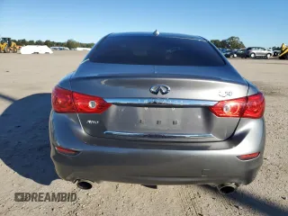 2017 Infiniti Q50 2.0t Sport with VIN JN1CV7AR8HM681391, listed as a Copart auction lot 81576354 with 136,386 mi miles and Salvage Title. Bid and sale history available at carsss.com. Image 6.