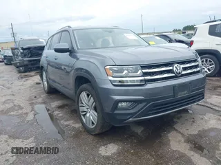 2019 Volkswagen Atlas SE z VIN 1V2WR2CA5KC514748, wystawiony jako IAAI lot #42367164 z przebiegiem 57 827 mil mil oraz . Historia ofert i sprzedaży dostępna na DreamBid. Obrazek 1.