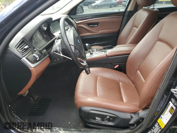 2014 BMW 5 Series 528i xDrive with VIN WBA5A7C55ED616499, listed as a Copart auction lot 51789385 with 136,122 mi miles and Salvage Title. Bid and sale history available at DreamBid. Image 7.